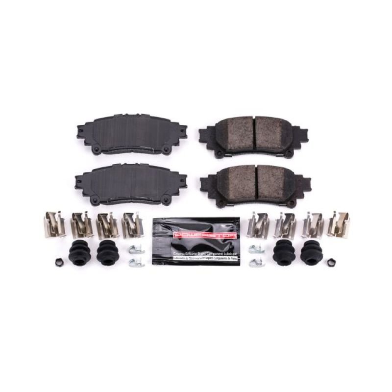 Power Stop Rear Z23 Evolution Sport Brake Pads w/ Hardware Lexus RX350 2010 - 2015 / RX450h 2010 - 2015 / Toyota Sienna 2011 - 2020 / Highlander 2014 - 2019 | Z23 - 1391 - JDMuscleBrake PadspsbZ23-1391