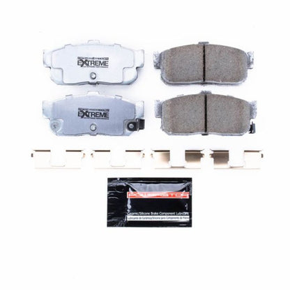 Power Stop Rear Z26 Extreme Street Brake Pads w/ Hardware Infiniti G20 1991 - 2001 / I30 1996 - 2001 / Nissan Altima 1993 - 2001 / Maxima 1989 - 2001 / Sentra 2000 - 2001 | Z26 - 540 - JDMuscleBrake PadspsbZ26-540