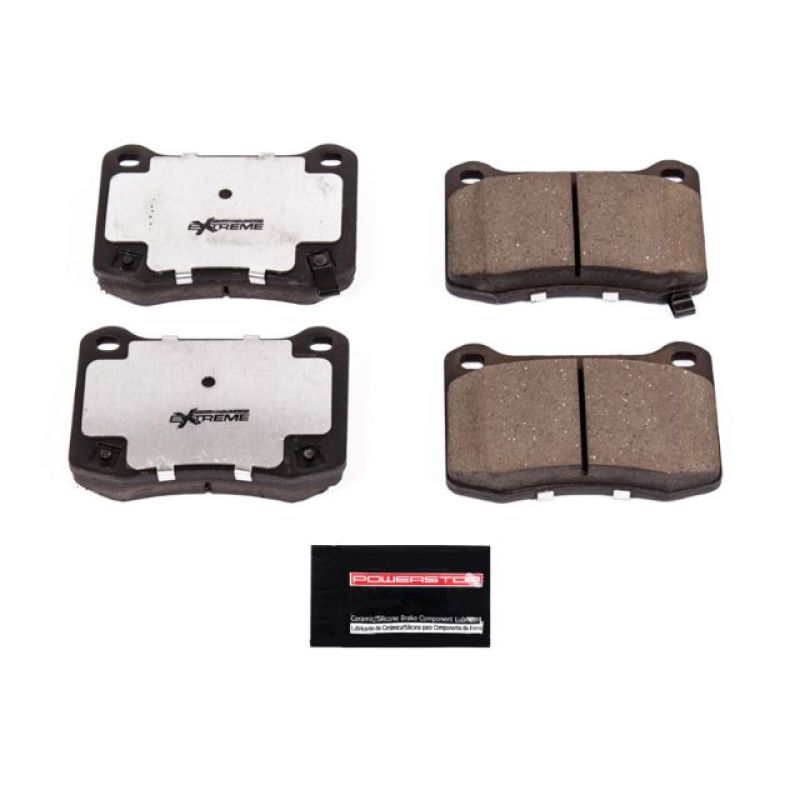 Power Stop Rear Z26 Extreme Street Brake Pads w/Hardware Lexus IS F 2008 - 2014 | Z26 - 1366 - JDMuscleBrake PadspsbZ26-1366
