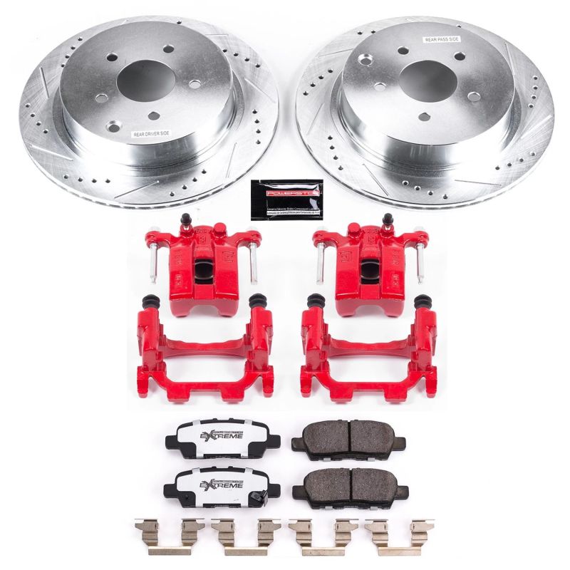 Power Stop Rear Z26 Street Brake Kit w/ Calipers Infiniti Q50 2018-21 / Q60 2018-21 / Q70 2018-2019 / Q70L 2018-2019 / QX60 2019 | KC8021-26 - JDMuscleBrake KitspsbKC8021-26