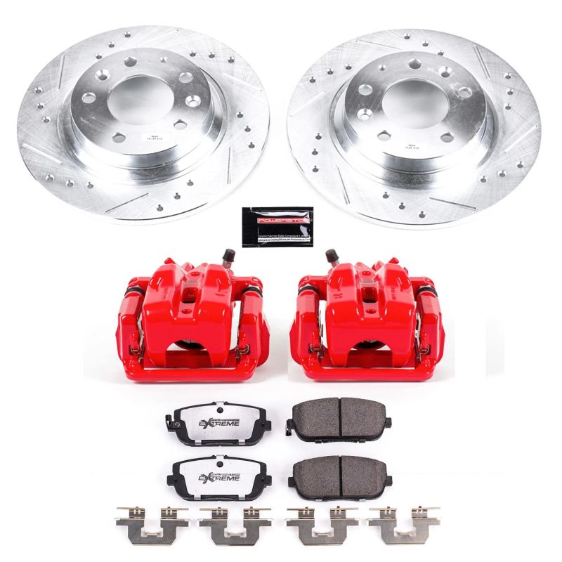 Power Stop Rear Z26 Street Brake Upgrade Kit w/ Calipers Mazda MX - 5 Miata 2006 - 2015 | KC2451 - 26 - JDMuscleBrake KitspsbKC2451-26