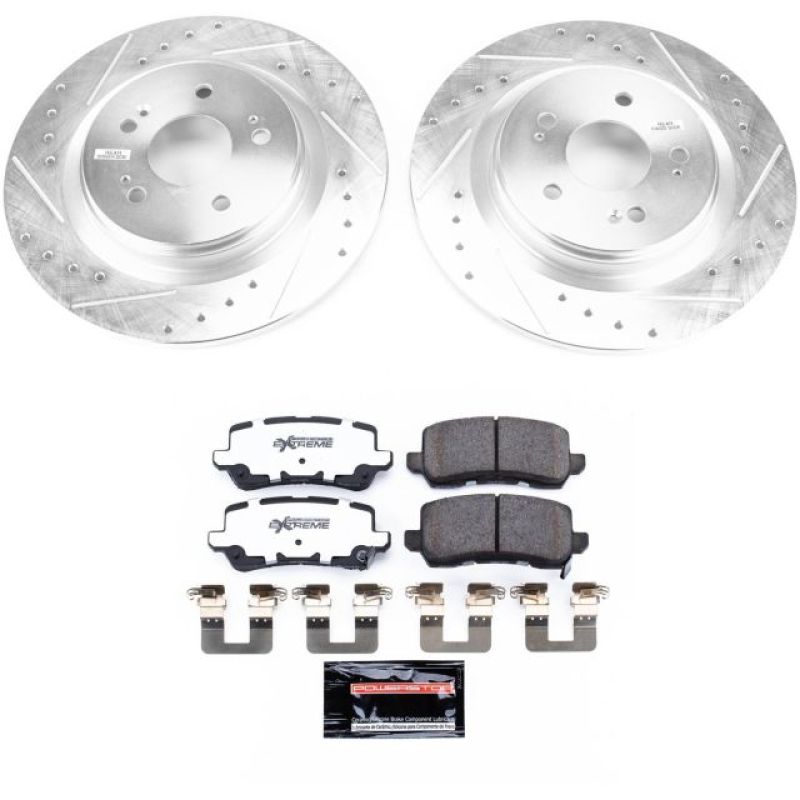 Power Stop Rear Z26 Street Warrior Brake Kit Honda Odyssey 2018 - 2020 | K7903 - 26 - JDMuscleBrake KitspsbK7903-26