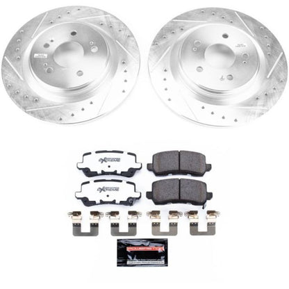 Power Stop Rear Z26 Street Warrior Brake Kit Honda Odyssey 2018 - 2020 | K7903 - 26 - JDMuscleBrake KitspsbK7903-26