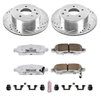 Power Stop Rear Z26 Street Warrior Brake Kit Infiniti G35 2003 - 2005 / Nissan 350Z | K103 - 26 - JDMuscleBrake KitspsbK103-26