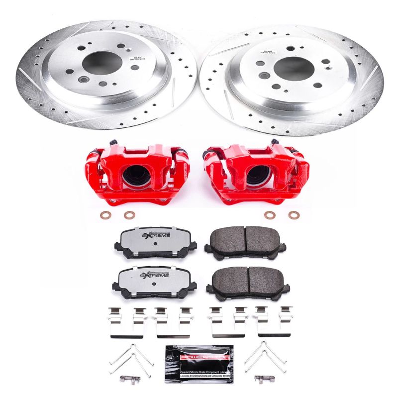Power Stop Rear Z36 Truck and Tow Brake Kit w/ Calipers Honda Pilot 2016 - 21 / Ridgeline 2017 - 2020 | KC7727 - 36 - JDMuscleBrake KitspsbKC7727-36