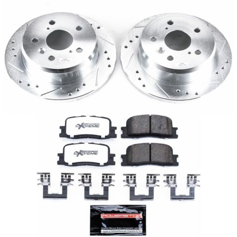 Power Stop Rear Z36 Truck & Tow Brake Kit Lexus ES300 2002 - 2006 / Toyota Camry 2002 - 2006 | K2418 - 36 - JDMuscleBrake KitspsbK2418-36