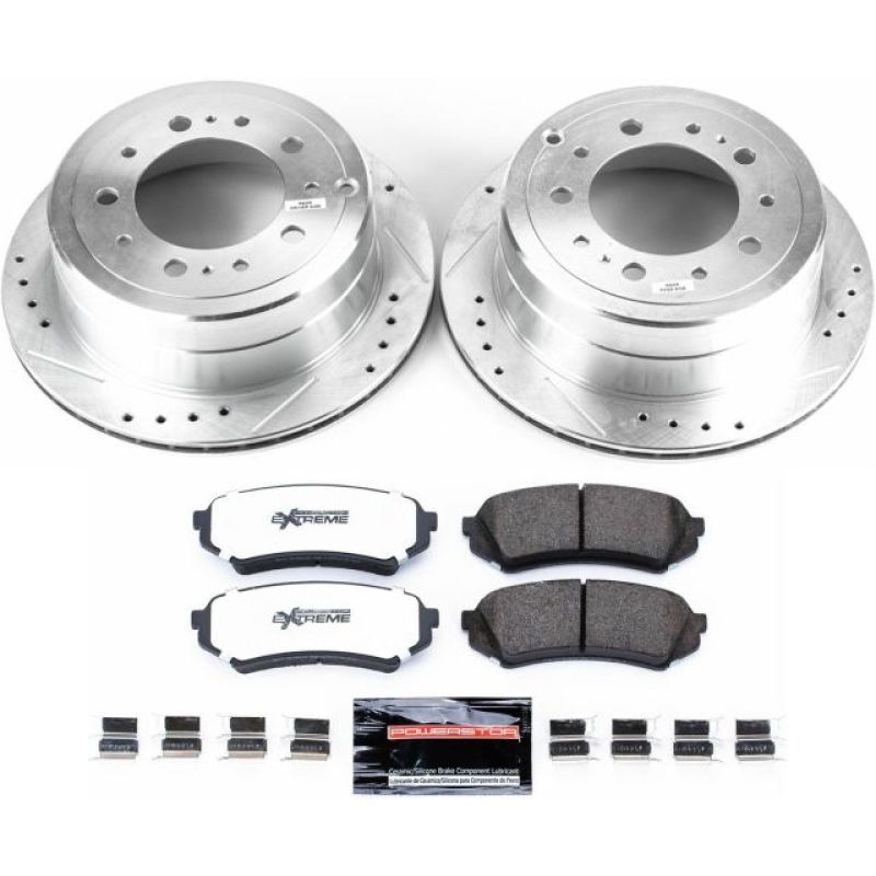 Power Stop Rear Z36 Truck & Tow Brake Kit Lexus LX470 1998 - 2007 / Toyota Land Cruiser 1998 - 2007 | K1134 - 36 - JDMuscleBrake KitspsbK1134-36