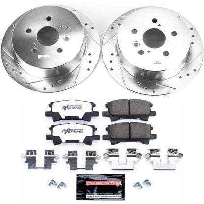 Power Stop Rear Z36 Truck & Tow Brake Kit Lexus RX330 2004 - 2006 / RX350 2007 - 2009 / RX400h 2006 - 2008 / Toyota Highlander 2004 - 2007 | K5333 - 36 - JDMuscleBrake KitspsbK5333-36