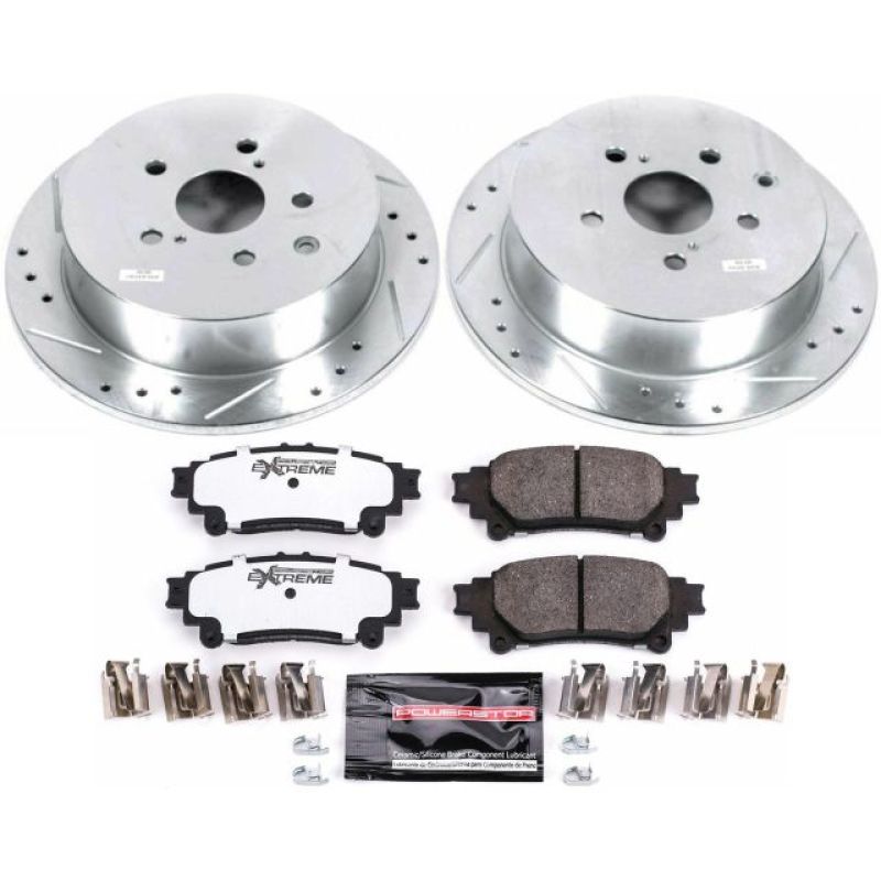 Power Stop Rear Z36 Truck & Tow Brake Kit Lexus RX350 2010 - 2015 / RX450h 2010 - 2015 / Toyota Sienna 2011 - 2020 / Highlander 2014 - 2019 | K5864 - 36 - JDMuscleBrake KitspsbK5864-36