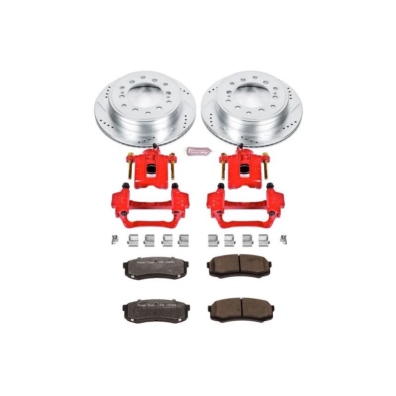 Power Stop Rear Z36 Truck & Tow Brake Kit w/ Calipers Lexus GX460 2010 - 21 / Toyota 4Runner 2010 - 21 | KC5875 - 36 - JDMuscleBrake KitspsbKC5875-36