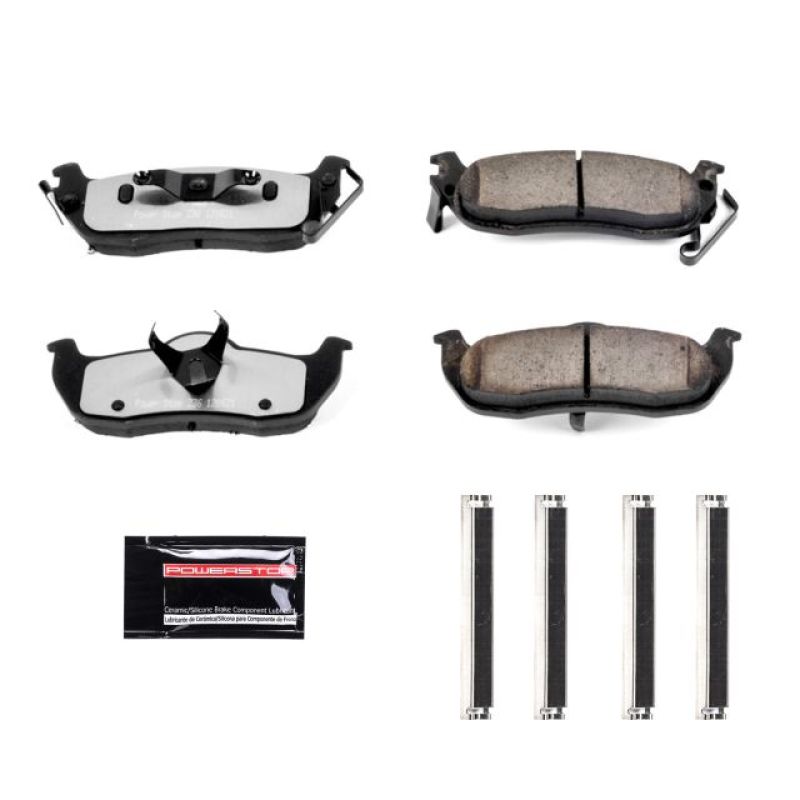 Power Stop Z36 Truck & Tow Brake Pads w/Hardware Infiniti QX56 2004 - 2010 / Nissan Pathfinder 2004 / Titan 2004 - 2015 / Armada 2004 - 2018 | Z36 - 1041 - JDMuscleBrake PadspsbZ36-1041