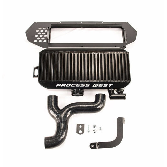 Process West JDM Top Mount Intercooler Kit Black Subaru Impreza WRX/STI 1997-1998 JDM ONLY-PRW-PWTMIC01B-Intercoolers-Process West-JDMuscle