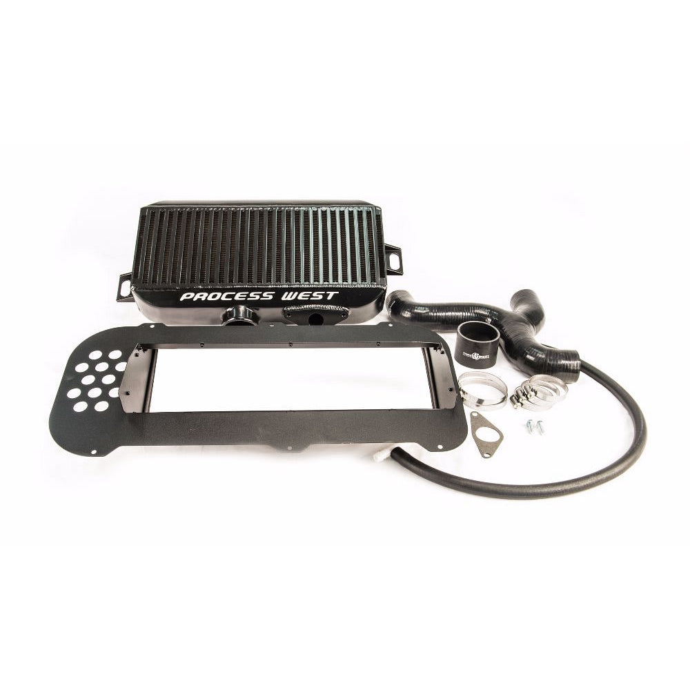 Process West Black Top Mount Intercooler w/ Shroud Subaru Forester XT 2004-2008 | PWTMIC08B-KIT