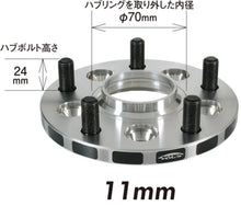 Project Kics 11mm Thick 12x1.25 Wide Tread Spacer | W5011W3WTS - JDMuscleWheel Spacers and AdapterspjkW5011W3WTS