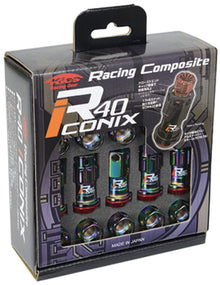 Project Kics 12x1.25 R40 Iconix Lock & Lug Nuts - Neo Chrome w/o Cap | 16+4 Locks | WRI13NK - JDMuscleLug NutspjkWRI13NK
