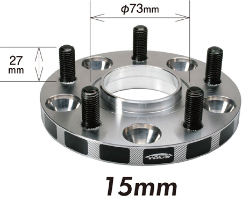 Project Kics 12X1.50 HUB60MM 5 - 114.3 Wide Tread Spacers - 15MM | W5115W160 - JDMuscleWheel Spacers and AdapterspjkW5115W160
