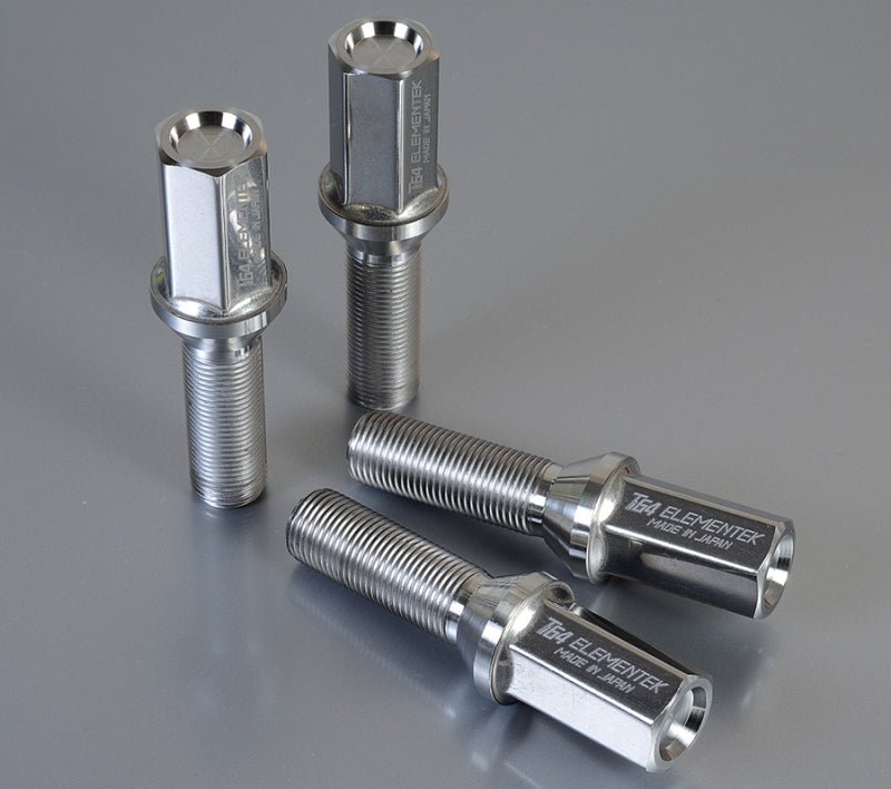 Project Kics 14X1.25 Ti64 Elementek Titanium Lug Bolt - 20 PCS - JDMuscleNon - CategorizedpjkWTI352820