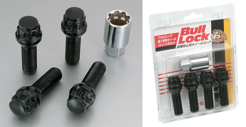 Project Kics Black Kics Bull Lock Bolt 12X1.50 35Mm Black - JDMuscleNon - CategorizedpjkW631B35