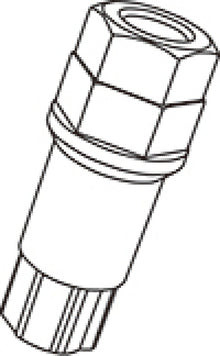 Project Kics Key Adapter for Monolith M14 Nut - Key - JDMuscleNon - CategorizedpjkWA129