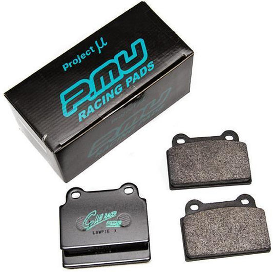 Project Mu CLUB RACER Front Brake Pads Nissan 370Z 2009-2016 / Infiniti G37 2008-2013 w/ Sports Suspension / Nismo (PCR09F210)-pmPCR09F210-PCR09F210-Brake Pads-Project Mu-JDMuscle