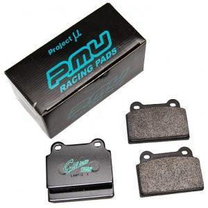 Project Mu Club Racer Rear Brake Pads Mitsubishi EVO 8 / EVO 9 2003-2006 (PCR09R906)-pmPCR09R906-PCR09R906-Brake Pads-Project Mu-JDMuscle