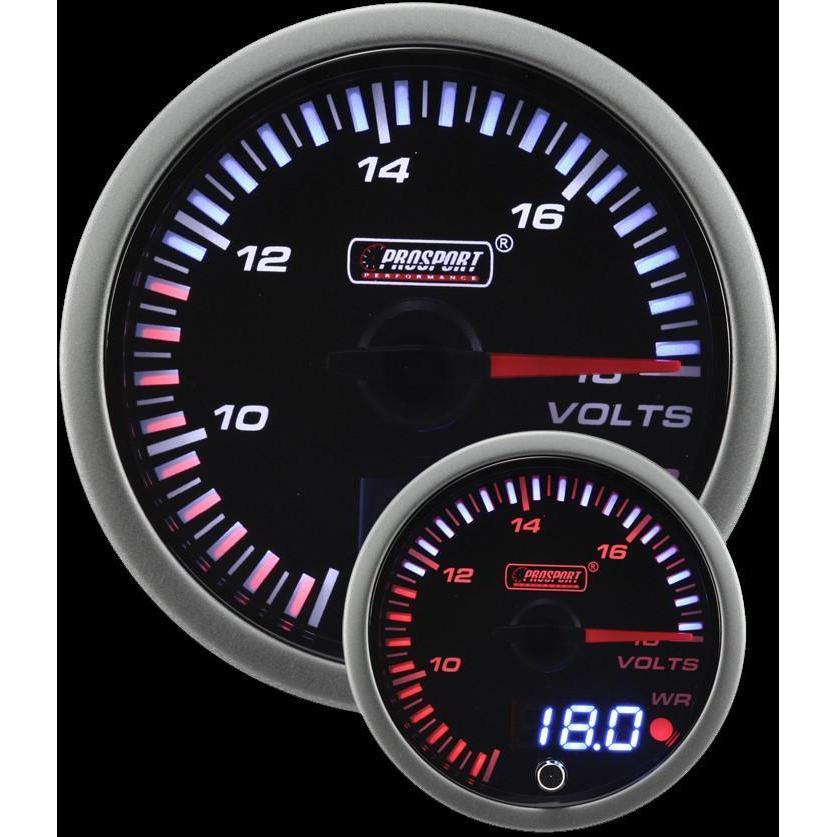 Prosport 52mm JDM Electrical Volt Gauge Universal JDMuscle