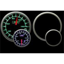 Prosport 52mm Premium Electric Oil Pressure Gauge - Green/White - Universal