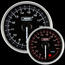 Prosport 52mm Supreme Electrical Volt Gauge - Amber/White - Universal
