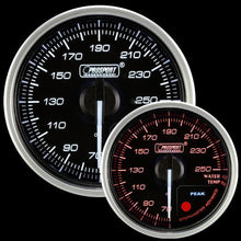 Prosport 52mm Supreme Series Electrical Water Temperature Gauge - Amber/White - Universal