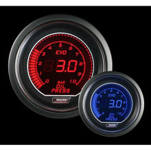 Prosport Evo Electrical Oil Pressure Gauge - BAR - Red/Blue - Universal
