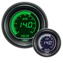 Prosport Evo Electrical Volt Gauge - Green/White - Universal