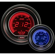 Prosport Evo Electrical Water Temperature Gauge - Red/Blue - Universal