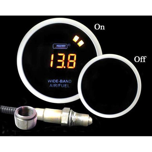 Prosport Wideband Digital Air Fuel Ratio Kit - Amber - Universal-PSR-PSAFRLCDWB4.9AMBWO-Air Fuel Ratio Gauges-Prosport-JDMuscle