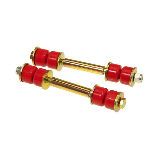 Prothane Universal End Link Set - 4 1/4in Mounting Length - Red-pro19-408-pro19-408-End Links-Prothane-JDMuscle