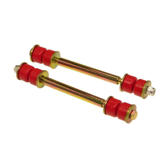 Prothane Universal End Link Set - 6 1/8in Mounting Length - Red-pro19-417-pro19-417-End Links-Prothane-JDMuscle