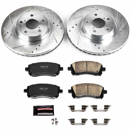 Power Stop 98-02 Subaru Forester Front Z23 Evolution Sport Brake Kit | K1120