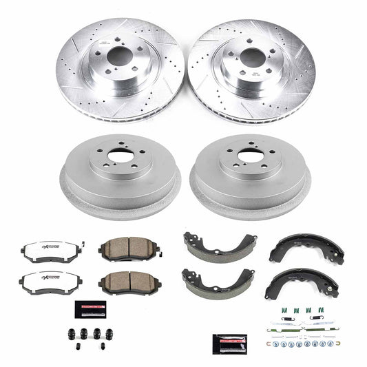 Power Stop 03-08 Subaru Forester Front & Rear Z26 Street Brake Kit | K15467DK-26