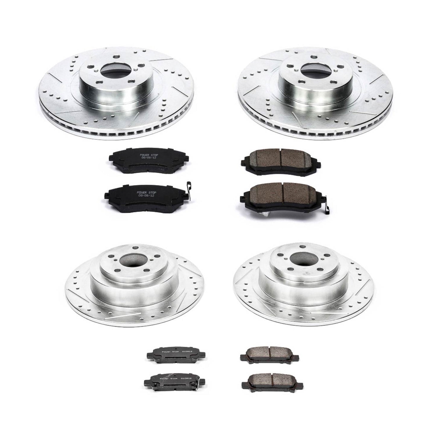 Power Stop 04-06 Subaru Baja Front & Rear Z23 Evolution Sport Brake Kit | K2748