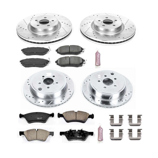 Power Stop 10-14 Subaru Legacy Front & Rear Z23 Evolution Sport Brake Kit | K5830