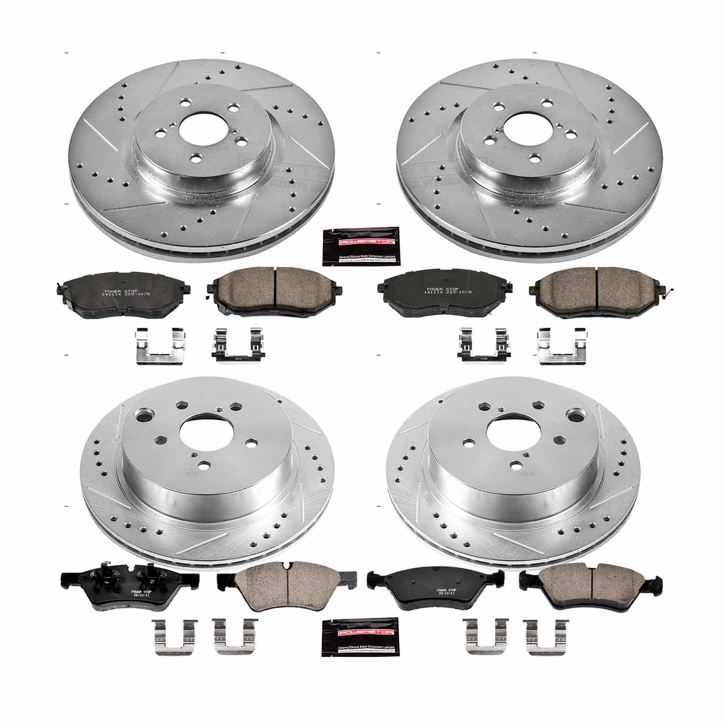 Power Stop 14-18 Subaru Forester Front & Rear Z23 Evolution Sport Brake Kit | K6931