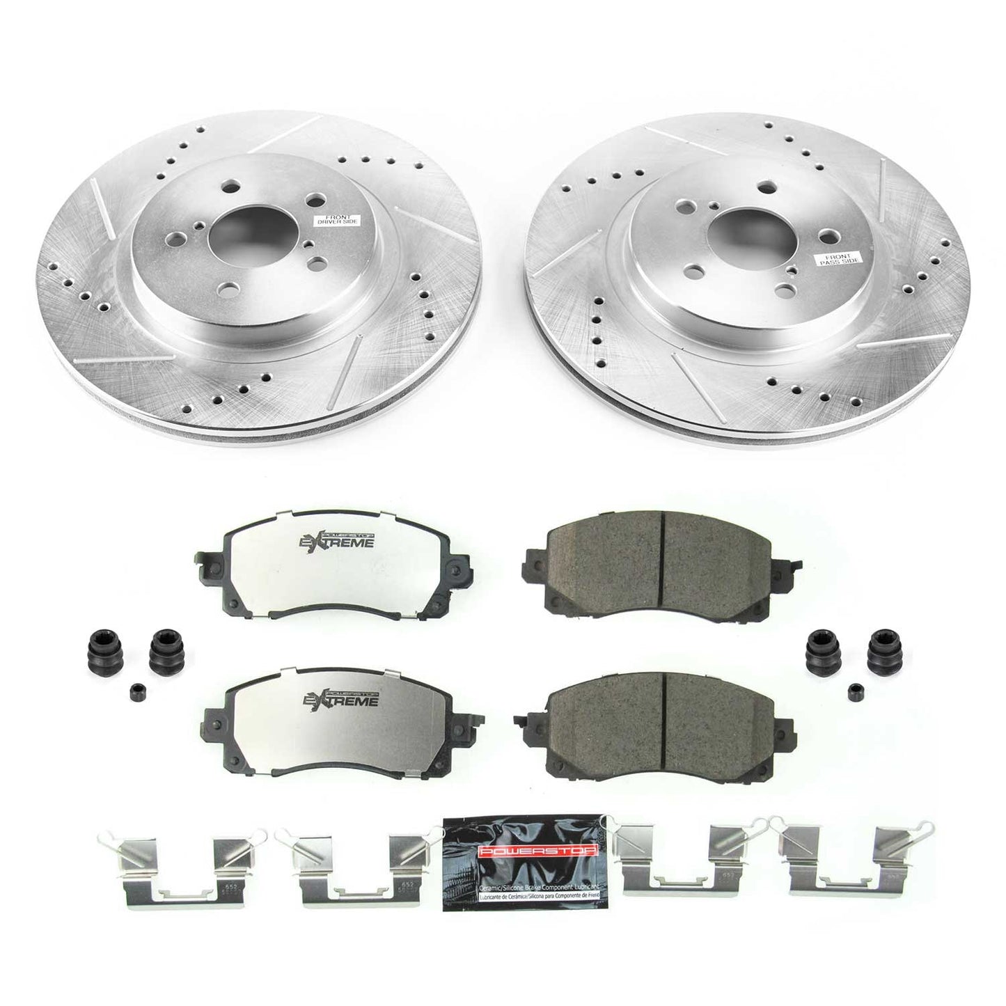 Power Stop 18-19 Subaru Crosstrek Front Z26 Street Warrior Brake Kit | K7892-26