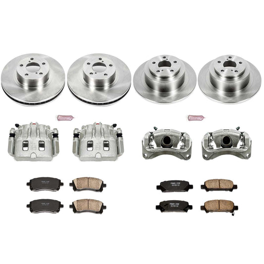 Power Stop 00-02 Subaru Legacy Front & Rear Autospecialty Brake Kit w/Calipers | KCOE2749