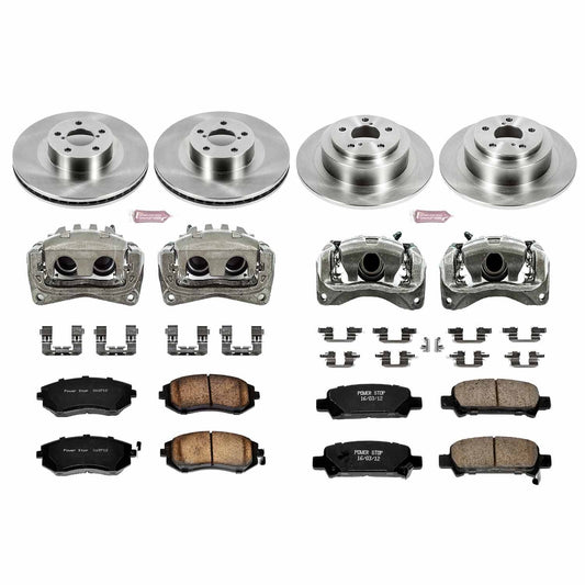 Power Stop 03-06 Subaru Baja Front & Rear Autospecialty Brake Kit w/Calipers | KCOE2751