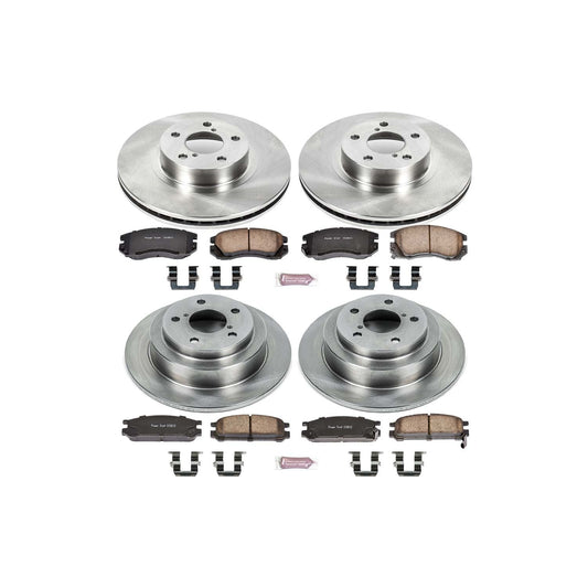 Power Stop 1996 Subaru Legacy Front & Rear Autospecialty Brake Kit | KOE1119