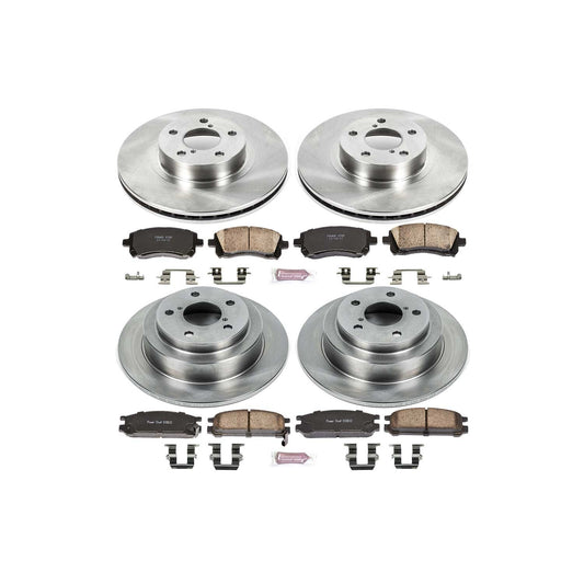 Power Stop 1998 Subaru Impreza Front & Rear Autospecialty Brake Kit | KOE1121