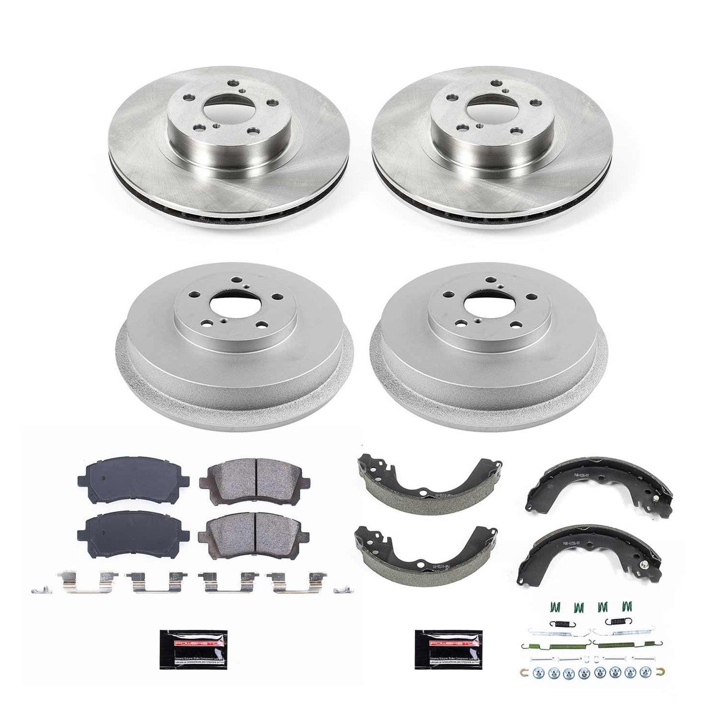 Power Stop 98-02 Subaru Forester Front & Rear Autospecialty Brake Kit | KOE15468DK