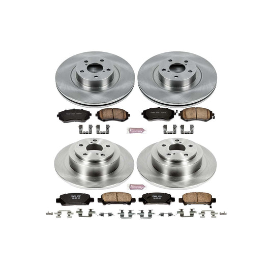 Power Stop 04-06 Subaru Baja Front & Rear Autospecialty Brake Kit | KOE2748