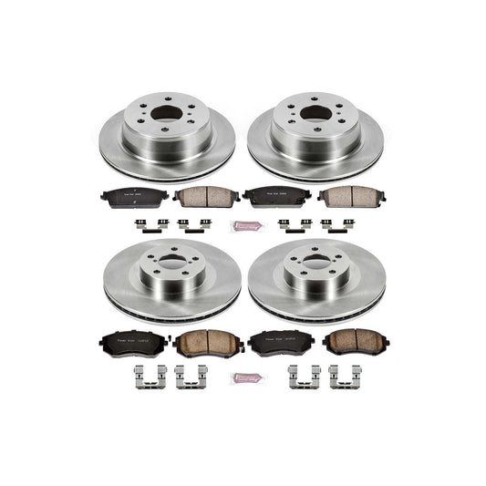 Power Stop 03-06 Subaru Baja Front & Rear Autospecialty Brake Kit | KOE2751