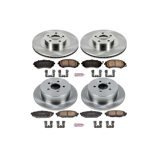 Power Stop 2005 Subaru Legacy Front & Rear Autospecialty Brake Kit | KOE4081