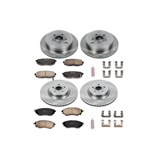 Power Stop 10-14 Subaru Legacy Front & Rear Autospecialty Brake Kit | KOE5830